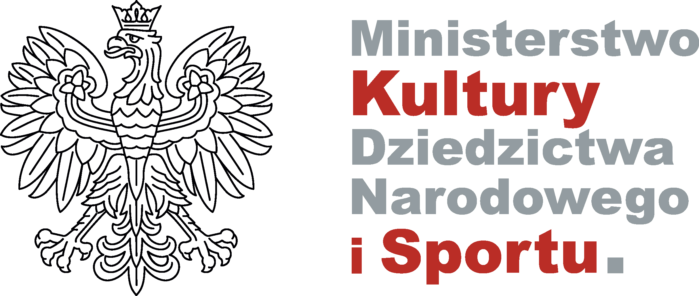 Logo - Ministerstwo Kultury Dziedzictwa Narodowego i Sportu.