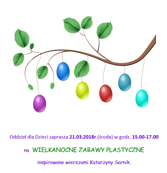 Oddział dla Dzieci zaprasza 21.03.2018r.(środa) w godz. 15.00-17.00