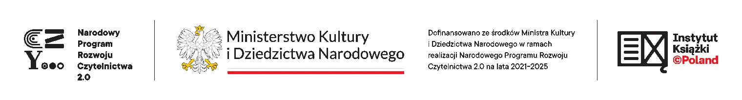 Loga NPRC 2.0 i MKiDN oraz Instytutu książki